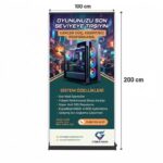 Roll Up Banner Pro 100x200 cm