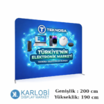 200x190 cm Düz Tekstil Backdrop