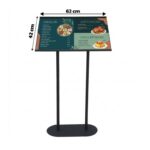 Metal Ayaklı Menü Standı 2xA3