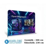 300x230 cm Düz Tekstil Backdrop