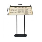 Metal Ayaklı Menü Standı 3xA4