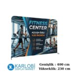 400x230 cm Düz Tekstil Backdrop