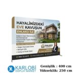 400x250 cm Düz Tekstil Backdrop