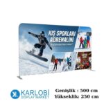500x250 cm Düz Tekstil Backdrop