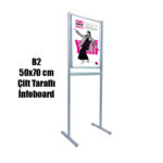 B2 İnfoboard Çift Taraflı 50x70 cm