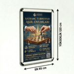 A0 Alüminyum Çerçeve 25 mm 85x120 cm