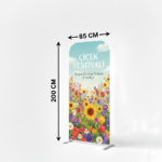 85x200 cm Tekstil Rollup Banner