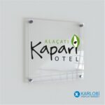 Şeffaf Pleksi Kapı İsimliği & Ofis Tabelası