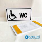 Beyaz Pleksi Ofis Uyarı Ve İkaz Yönlendirmeleri - Görsel 4