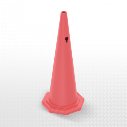 Ağırlıksız 90 cm Reflektifsiz Trafik Konisi