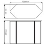 Altıgen Panset Masa - Görsel 3
