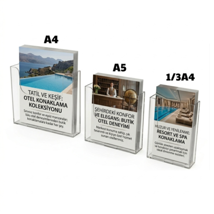 Duvar Tipi 1/3A4 Broşürlük