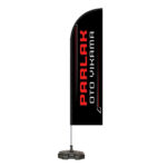 Yelken Bayrak Takım 75x300 cm (Büyük Boy) (Baskı+Bidon+Direk) - Görsel 4