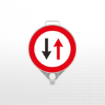 Yuvarlak Uyarı Levhası Çap 28 cm - Görsel 5